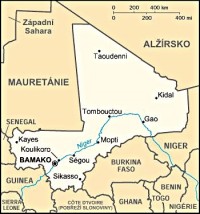 Mapa Mali
